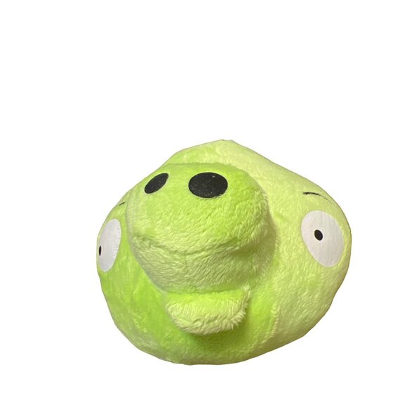 Angry Birds Plush Green Girl Pink Bow 5.5" No Sound - Picture 2 of 4